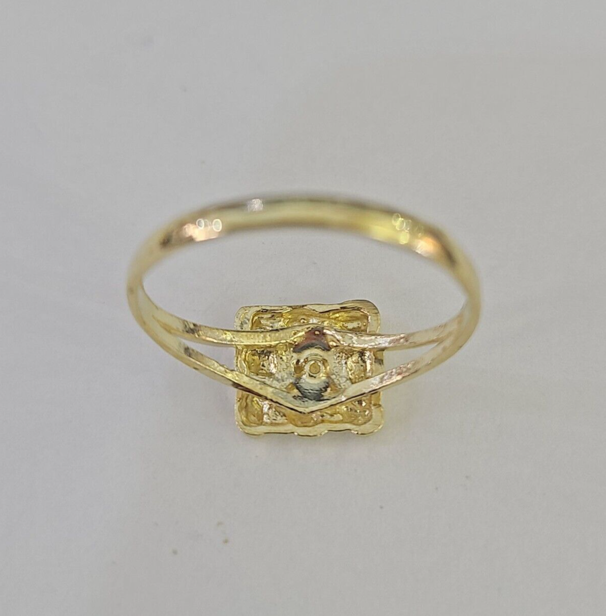 Real 10k Nugget Ring Band Wedding Engagement Women Yellow Gold