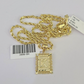 10k Gold Initial K Charm Rope Chain 16"-26" 2.5mm SET Necklace Alphabet Pendant