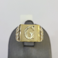 Real 10k Initial G Casual Ring Alphabet Yellow Gold 10kt Genuine