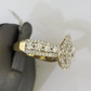 Real 10k Yellow Gold Diamond Ladies Ring Women Engagement Wedding Genuine