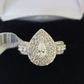 Real 10k Yellow Gold Diamond Ladies Ring Women Engagement Wedding Genuine