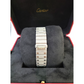 Cartier Santos Mens S.Steel Watch Roman Iced Out 12ct Diamonds 38.8mm (pre-owned)