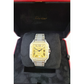 Cartier Santos Men's S.Steel Watch Roman Iced Out 12ct Diamonds (pre-owned)