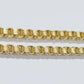 10k Yellow Gold Box Byzantine Chain 7mm 22" inch Unisex Real 10kt Necklace Men's