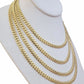 Real 14k Yellow Gold 7mm Miami Cuban Link Chain 24" Necklace Box Lock