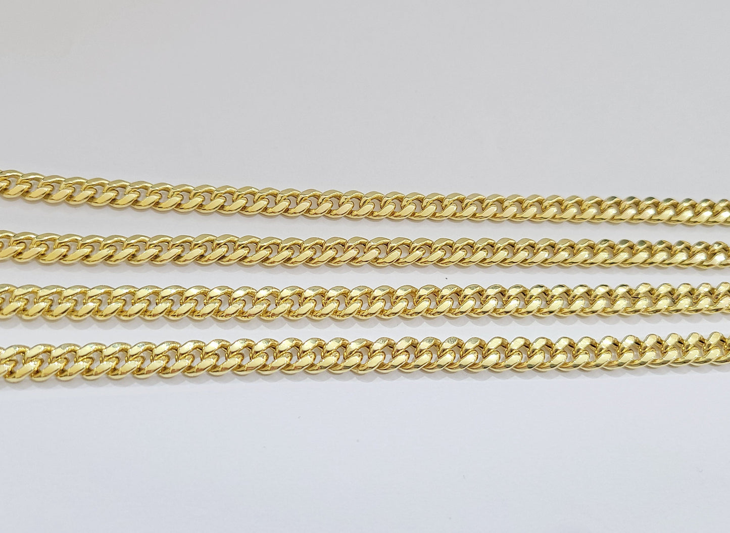 Real 14k Yellow Gold Miami Cuban Link Chain 6mm 28" Necklace Box Lock Choker