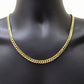 Real 14k Yellow Gold 7mm Miami Cuban Link Chain 24" Necklace Box Lock