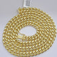 Real 14k Yellow Gold Miami Cuban Link Chain 8mm 28" Necklace Box Lock