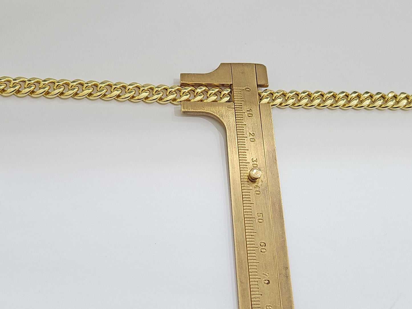 Real 14k Yellow Gold Miami Cuban Link Chain 8mm 28" Necklace Box Lock