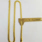 Real 10k Gold Royal Miami Cuban Monaco Link Chain 8mm 24" yellow gold necklace