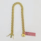 14K Gold Miami Cuban Bracelet 7" Inch 6mm Box Clasp Link men women, REAL 14KT