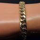 10k Yellow Gold Miami Cuban Bracelet Real 10kt Gold 6mm Link 7 inch Men Women
