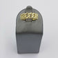 REAL 10K Yellow Gold Miami Cuban Ring Band Style Sizable Rings Men Women Pinky All Sizes