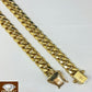 REAL Mens 10k Gold Cuban Bracelet 7mm 7.5 Inch Box clasp