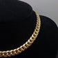 Real 10k Gold Miami Cuban Chain 7mm Necklace 30 Inch Box Lock 10kt Yellow Gold