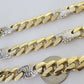10K Yellow Gold 12mm Miami Cuban Mariner Link Chain Necklace 22" Inch Real 10Kt