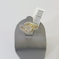 Real 10k White Yellow Gold Diamond Ring Womens Ring Genuine 10Kt