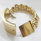 Real 10k Yellow Gold Chino ID Bracelet 22 mm 8.5 Inch For Men's 10kt Gold