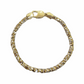 10k Solid Yellow Gold Palm Bracelet 5mm 8" Inch Diamond Cut Real 10Kt