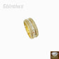 Mens 10k Yellow Gold Natural Diamond Ring Round Baguette 0.75CT Thick Band 10 All Sizes