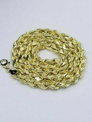 10k Gold Anchor Pendent Rope Chain 2.5mm 18" 20" 22" 24" 26" 10kt Necklace Charm