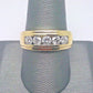 Men Solid 14k Yellow Gold 1CT Band Wedding Engagement Ring REAL Diamond