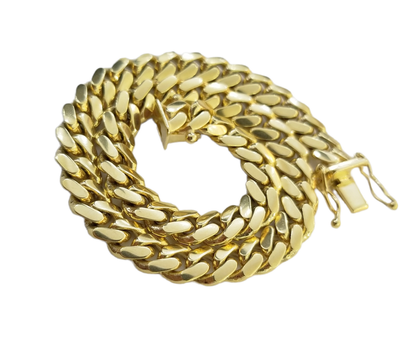 10k Solid Yellow Miami Cuban Link Bracelet 6mm 9" Inch Real 10Kt