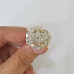 Real 10k Yellow Gold Diamond Ladies Ring Women Engagement Wedding