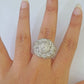 Real 10k Yellow Gold White Diamond Ring Size 10 Mens Ring