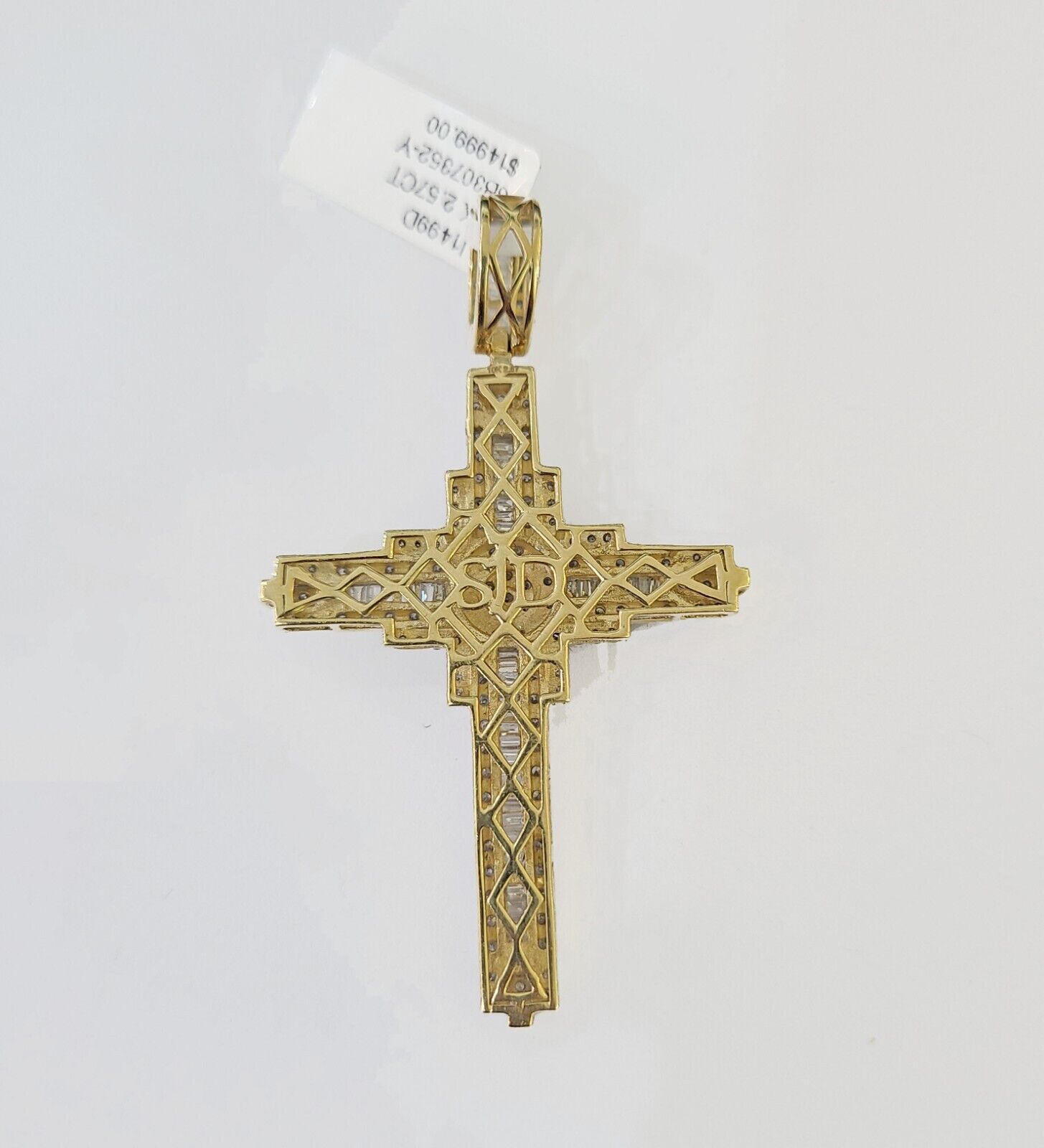 Crucifijo De Oro 14k Para Hombres Mens 14k Gold Crucifix Pendant