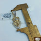 10k Gold & Diamond Lion's Head Charm with 26" Inch Miami Cuban Chain  Men Real