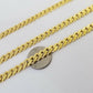 Real 10k Gold Royal Miami Cuban Monaco Link Chain 8mm 20" yellow gold necklace