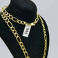 Real 14k Yellow Gold Figaro Chain Solid 14kt 24" 26" 28" 100% Authentic Necklace
