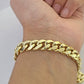 14K Yellow Gold Miami Cuban Bracelet 8.5" Inch 11mm Box Clasp Link Real 14Kt