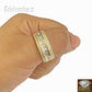 Mens 10k Yellow Gold Natural Diamond Ring Round Baguette 0.75CT Thick Band 10 All Sizes