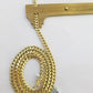 Solid Real 10k Gold Chain Miami Cuban Link 6mm Box Lock 22" Yellow Gold Necklace