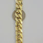 10k solid Yellow Gold Miami Cuban Bracelet 12.5 mm Link 9" inch Men's REAL 10kt