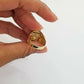 Real 10K Yellow Gold Ring Head Pinky Casual Mens Ring All Sizes