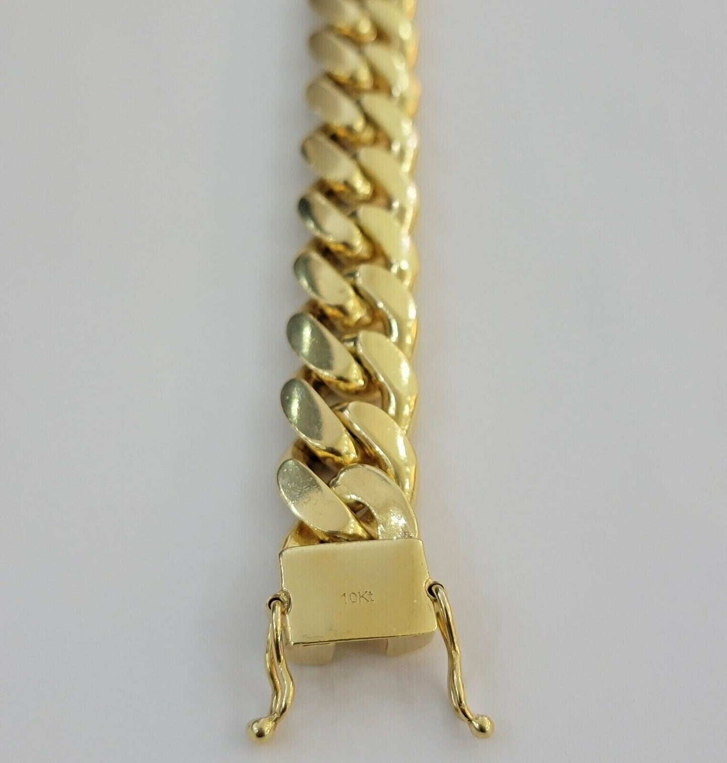 Solid Real 14k Gold Miami Cuban Link Bracelet 13mm 9" Inch 10kt Real Gold Sale