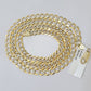 REAL 14k Cuban Curb Link necklace with Diamond Cuts 22 inches 6mm 14kt
