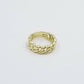 REAL 10K Yellow Gold Miami Cuban Ring Band Style Sizable Rings Men Women Pinky All Sizes