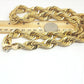 10k Real Gold Rope Chain Necklace 22 Inch 15mm Men thick Brand NEW