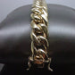Real 10k Yellow Gold Men 11mm Miami Cuban Bracelet Box Lock 9"