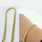 10k Yellow Gold Franco Bracelet 4mm 8" Inch Men Women Rope Cuban Link Real gold
