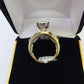 Real 14k Yellow Gold Diamond Ring Rectangle 2.01CT Men Engagement Wedding Ring