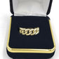 REAL 10K Yellow Gold Miami Cuban Ring Band Style Sizable Rings Men Women Pinky All Sizes