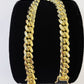 Real 14K Yellow Gold Miami Cuban Bracelet 8.5" Inch 9mm 14K Box Clasp Link