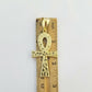 10k Nugget Style Yellow Gold Cross Pendant Real 10kt Mens Jesus Cross Pendant