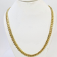 10K Yellow Gold Miami Cuban Link Chain SOLID Real 5mm
