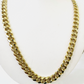 Real 14k Gold Miami Cuban Link Chain Necklace 11mm 26 inches Box lock 14kt